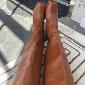 Paris Texas Leather Knee-High Boots